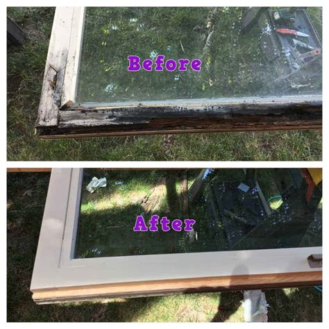 Wood Window Sash Rotten Sliding Door And Window Frame Repair