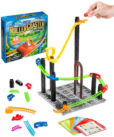 Roller Coaster Challenge Amusement Park Themed Thinking Game