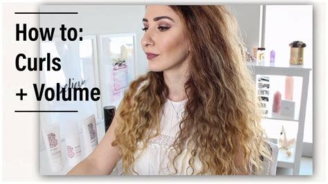 How To Transform Your Wavy Hair Into Curly Add Volume Youtube