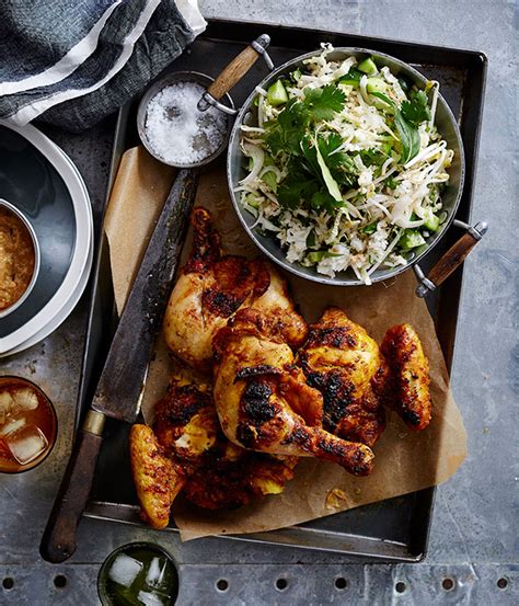 Great for potluck, bbq's or as a party dish! Malaysian barbecued chicken with kerabu rice salad recipe ...
