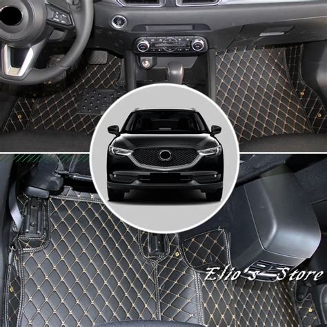 Interior Leather Car Floor Carpet Foot Mat Cover Pad For Mazda Cx 3 Cx3