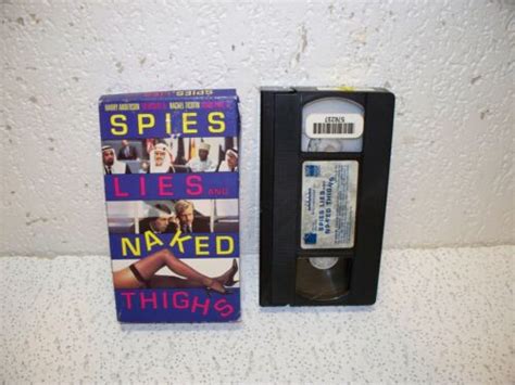 Spies Lies And Naked Thighs Vhs Video Tape Out Of Print