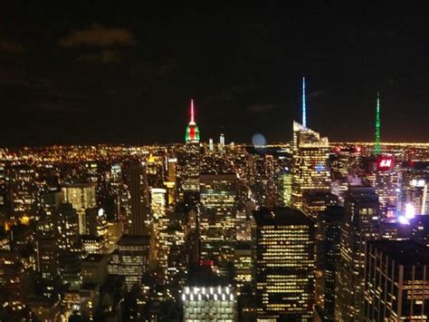 Night Views From Rockefeller Centre Picture Of Rockefeller Center