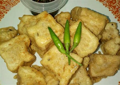 150 gram tempe yang telah digoreng garing dan dipotong dadu. Resep Tahu Bakso Goreng isi Udang oleh Ervin Pradelina - Cookpad