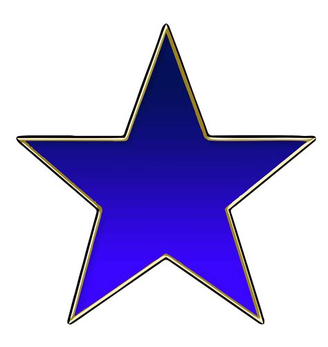 Blue Star Png Pic Png Mart