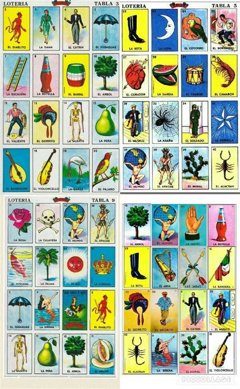 Printable Loteria Cards