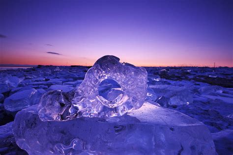 Nicknamed ‘jewelry Ice A Rare Kind Of Winter River Ice On The