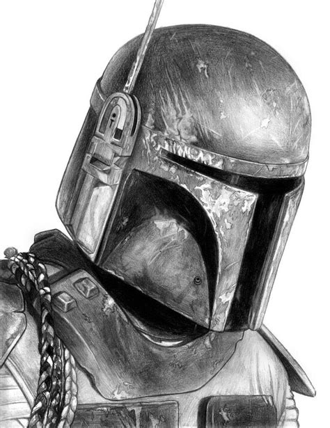 Boba Fett Star Wars Bounty Hunter Star Wars Drawings Star Wars Art