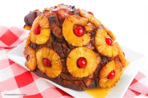 Baked Brown Sugar Pineapple Ham Everyday Shortcuts