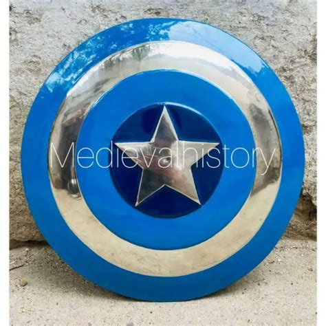 Captain America Shield Medieval Prop Replica~marvel Avengers Steel