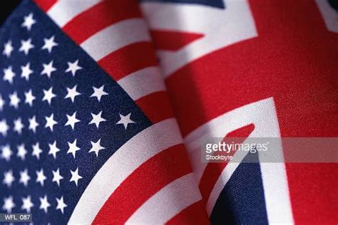 Us And Uk Flags Photos And Premium High Res Pictures Getty Images