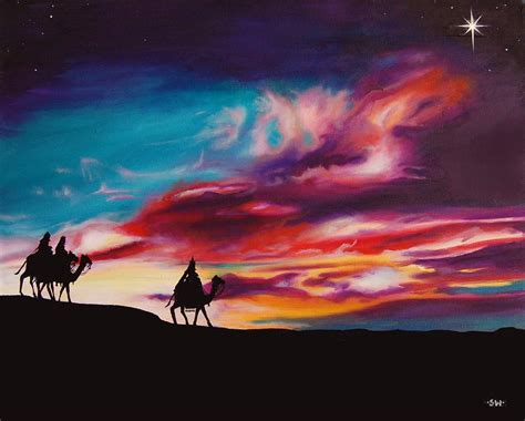 The Three Wise Men Painting By Sheri Wiseman