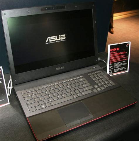 Анонс нового игрового ноутбука Asus G74sx 3d Новости