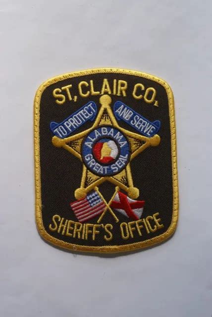 St Clair County Sheriffs Office Patch Alabama 800 Picclick