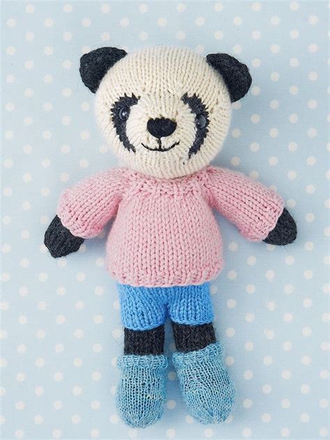 Riley The Panda By Rachel Borello Free Knitting Patterns Knitting