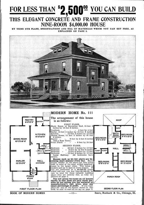 Sears Catalog ‘kit Homes From The Early 20th Century Square House