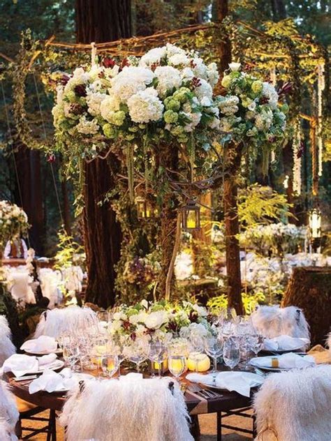 65 Romantic Enchanted Forest Wedding Ideas Fantasy Wedding Theme