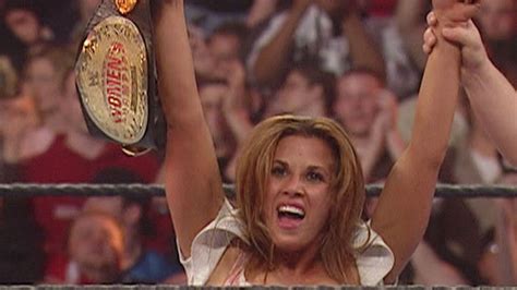 Watch Mickie James Vs Trish Stratus For The Women S Title At Wrestlemania 22 Mickie James