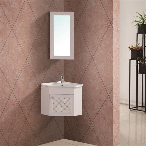 It comes with a matching mirrored medicine cabinet with a beveled mirror on the really good unit, very well packed, shipped and arrived quickly, i strongly recommend it. Bathroom Corner Vanity Unit with Basin Sink & Mirror ...