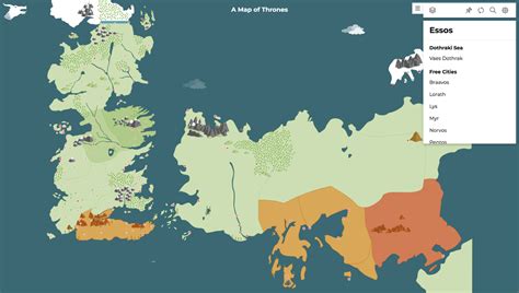 Este Mapa Interactivo De ‘juego De Tronos Te Permite Ver Qué Lugares