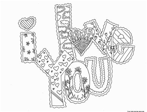 Free I Love You Boyfriend Coloring Pages Download Free I Love You