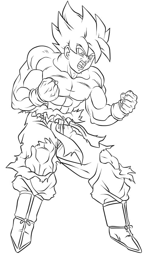 Super Saiyan Coloring Pages At Getcolorings Free Printable Colorings Pages To Print And Color