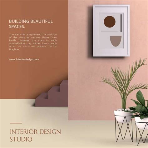 Free Minimal Elegant Interior Design Facebook Post Template