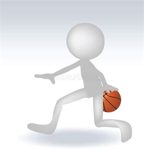 3d Human Basketball Stock Illustration Illustration Of Basket 2496238
