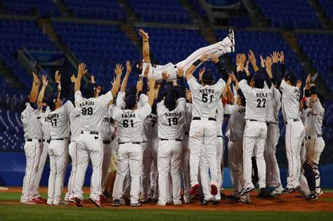 Olympics Baseball Japan Rejoice Over Wonderful Gold Medal Pressure