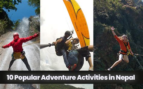 10 Most Popular Adventure Activities In Nepal Stunning Nepal
