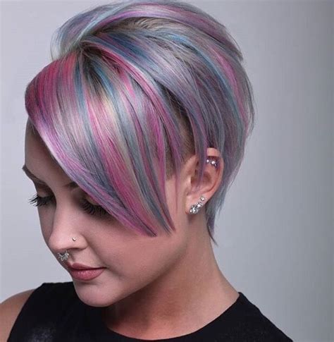 Pin De Flaire Cinque En Colorful Hair Colores De Pelo Corto Estilo De Pelo Corto Estilos De