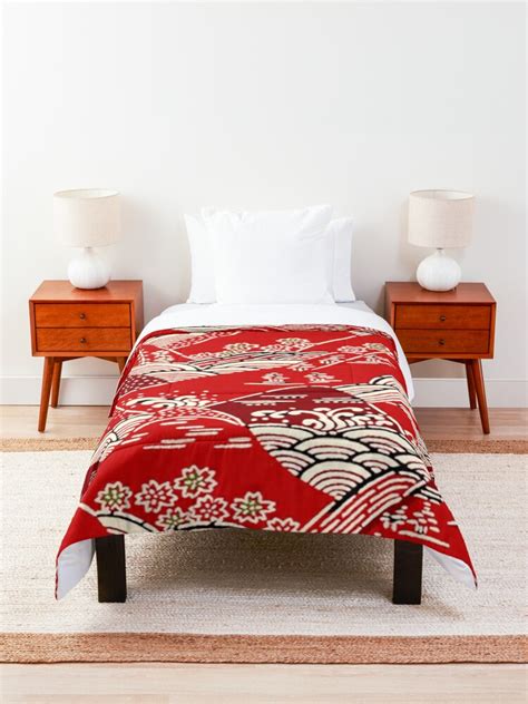Japanese Pattern Comforter By Hypercore Redbubble