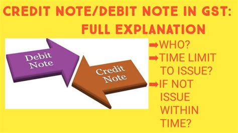 CREDIT NOTE DEBIT NOTE FULL EXPLANATION IN GST YouTube