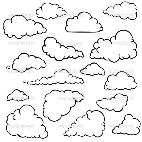 cloud line drawing at explore collection of cloud line drawing