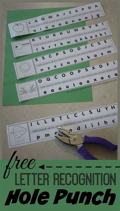 Alibaba.com offers 851 alphabet hole punch products. Kindergarten Worksheets and Games: FREE Alphabet Hole Punching