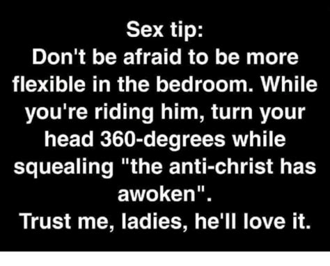 Sex Tip Dont Be Afraid To Be More Flexible In The Bedroom While Youre