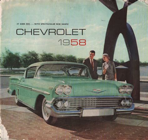 Gm 1958 Chevrolet Sales Brochure