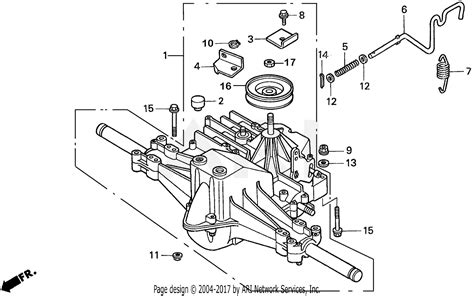 Diagram Honda Mower Transmission Diagram Mydiagramonline