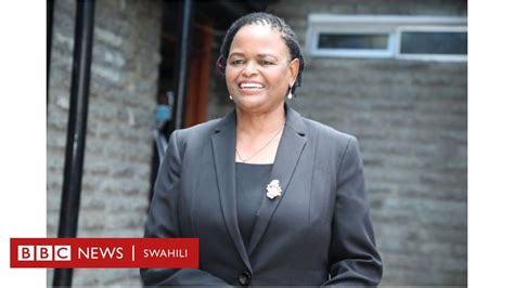Martha Koome Mfahamu Jaji Mkuu Wa Kwanza Mwanamke Kenya Bbc News Swahili