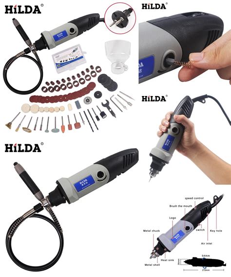 Visit To Buy HILDA 400W Mini Electric Drill With 6 Position Variable