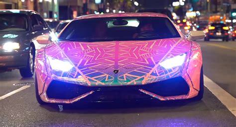 Chris Browns Color Changing Lamborghini Huracan Is Absolutely Wild