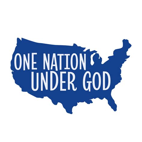 One Nation Under God Patriotic Religious Free Svg File Svg Heart