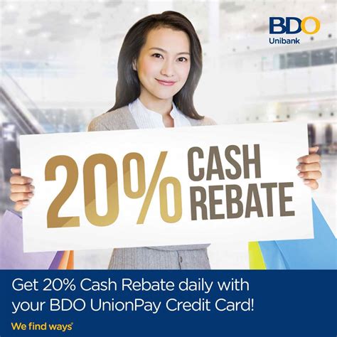 Bdo Unibank Use Your Bdo Unionpay Credit Card And Get As Facebook