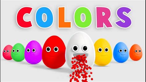 Learn Colors With Surprise Eggs Opening For Children 3d And Color Balls