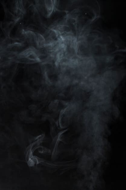 Premium Photo Blurred Smoke On Black Background