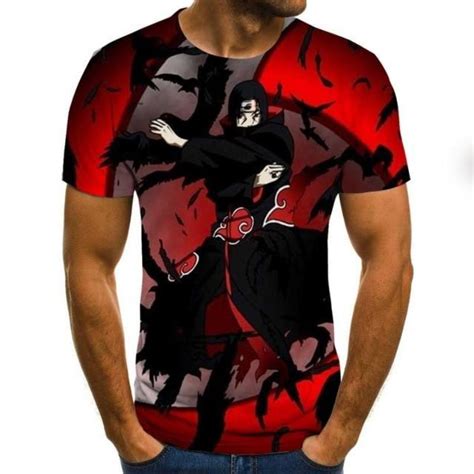 Naruto T Shirts Naruto Itachi Uchiha Crows T Shirt Nrtm1907 Naruto