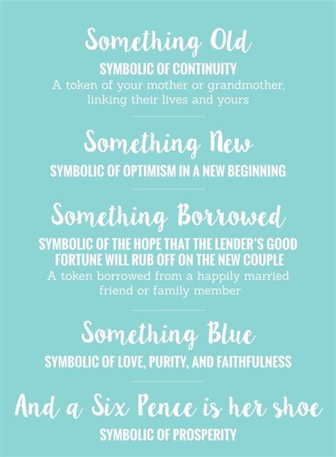 Old new borrowed blue – Artofit