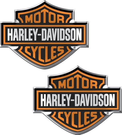 Set 2 Sticker Emblema Harley Davidson Domed Emblemz Chroma 299 00