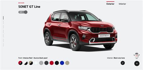 Kia Sonet Variant Wise Colour Options Revealed Ahead Of Launch