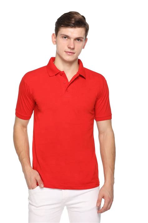 Poly Cotton Men Plain Polo T Shirt At Rs 300piece In Mumbai Id